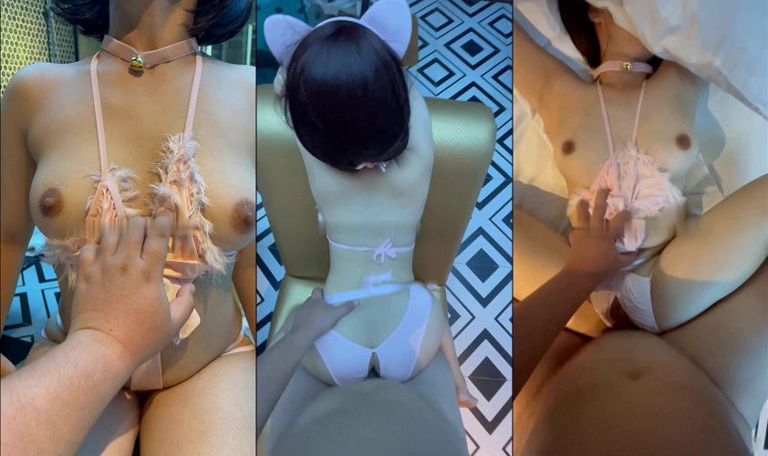 chị em chịch nhau Em sinh viên muốn làm mèo con lục lạc